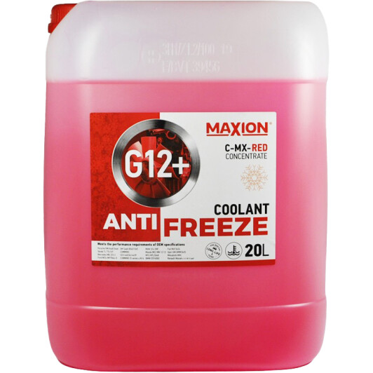 Концентрат антифриза Maxion Anti-Freeze G12 красный 20 л