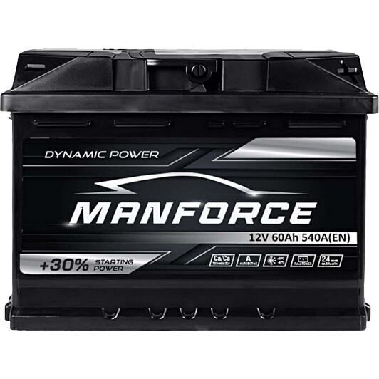 Акумулятор MANFORСE 6 CT-60-R Dynamic Power MF605400L2