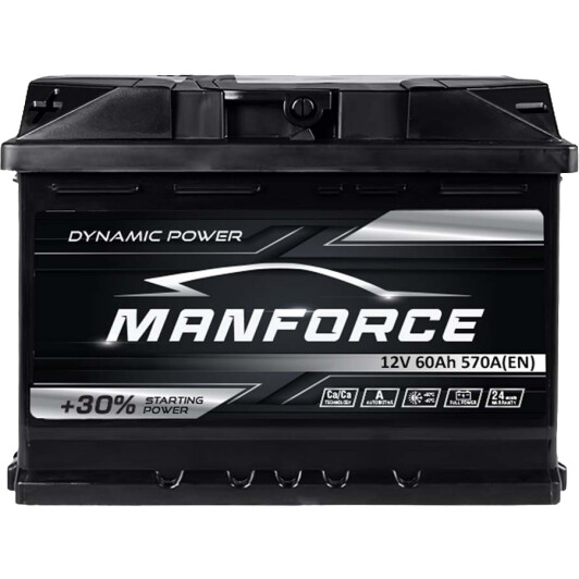 Акумулятор MANFORСE 6 CT-60-L Dynamic Power MF605701L2