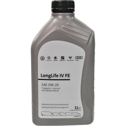 Моторна олива VAG LongLife IV FE 0W-20 1 л на Honda StepWGN