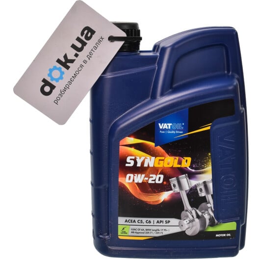 Моторное масло VatOil SynGold 0W-20 1 л на Citroen Jumpy