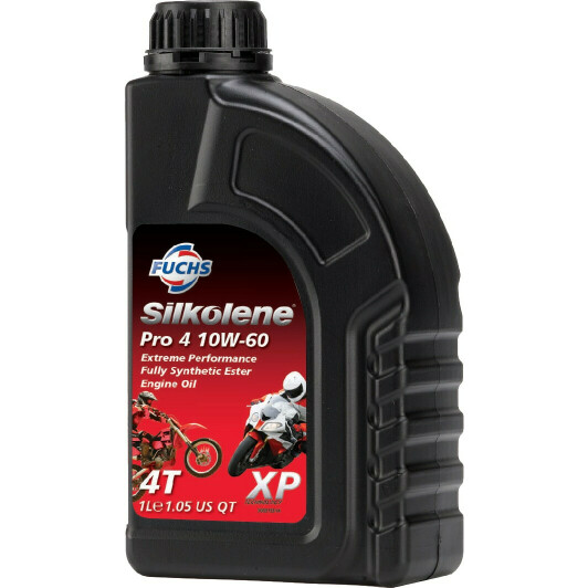 Моторное масло 4T Fuchs Silkolene Pro 4 XP 10W-60 синтетическое 1 л