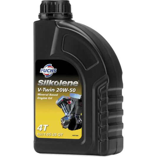 Моторна олива 4Т Fuchs Silkolene V-Twin 20W-50 мінеральна 1 л