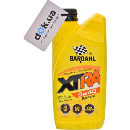 Моторна олива Bardahl XTRA 5W-40 1 л на Renault Logan
