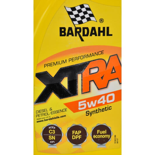 Моторное масло Bardahl XTRA 5W-40 1 л на Skoda Rapid