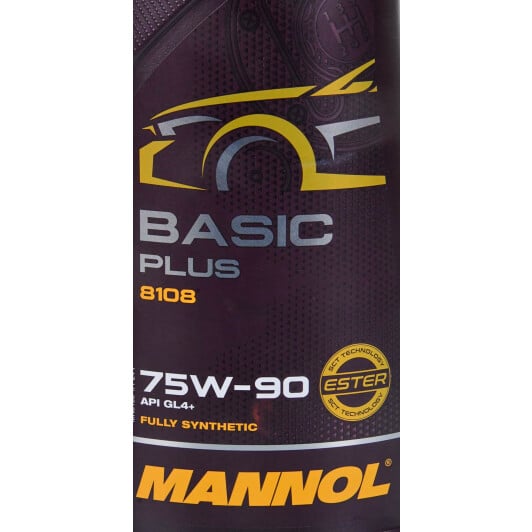 Mannol Basic Plus GL-4+ 75W-90 (1 л) трансмиссионное масло 1 л