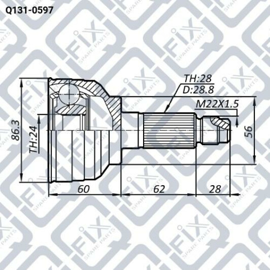 ШРУС Q-Fix Q1310597