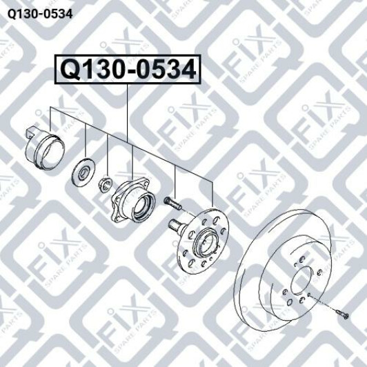 Ступиця колеса Q-Fix Q1300534