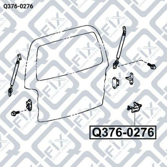 Ручка крышки багажника Q-Fix q3760276