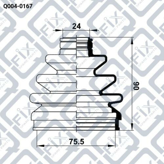 Пильовик гранати Q-Fix Q0040167