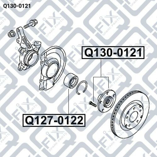 Ступица колеса Q-Fix q1300121