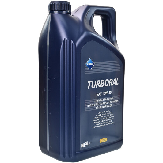 Масло Aral Turboral 10W-40 5 л на Porsche Cayenne