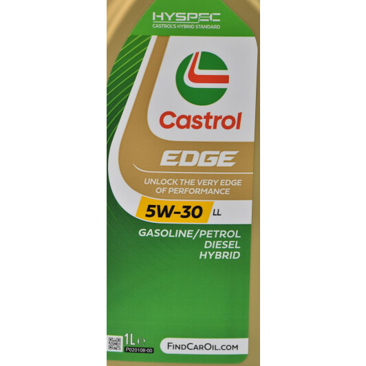 Олива Castrol EDGE LL 5W-30 1 л на Chrysler 300C