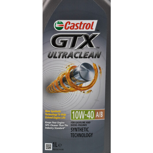 Олива Castrol GTX Ultraclean A/B 10W-40 для Mitsubishi Pajero 1 л на Mitsubishi Pajero