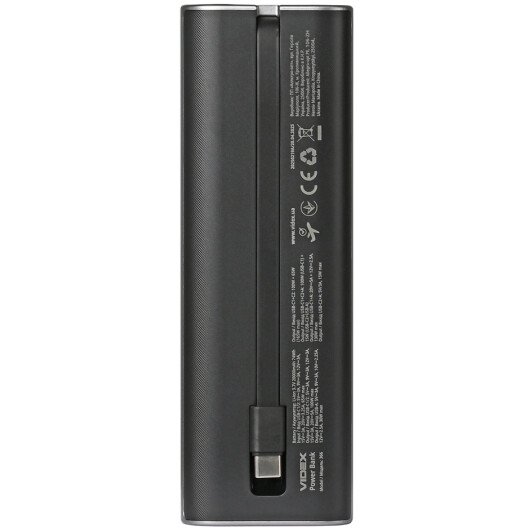 Повербанк Videx VPB-366 20000 mAh 100 Вт