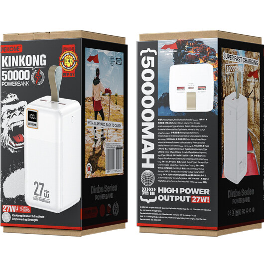 Повербанк Wekome WP-97 50000 mAh 27 Вт