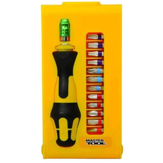 Викрутка з набором бит MasterTool 400143