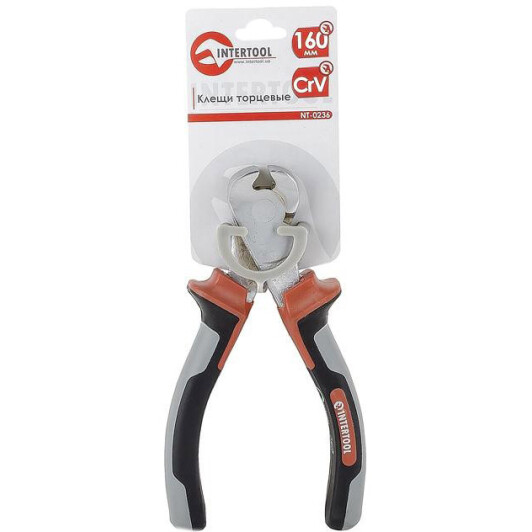 Клещи торцевые Intertool NT0236 160 мм