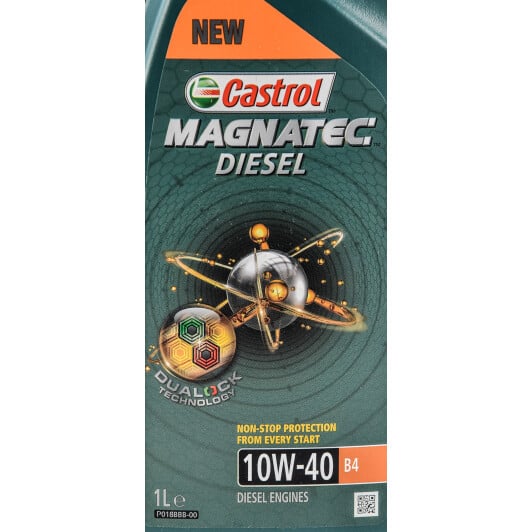 Моторна олива Castrol Magnatec Diesel B4 10W-40 1 л на Nissan Tiida
