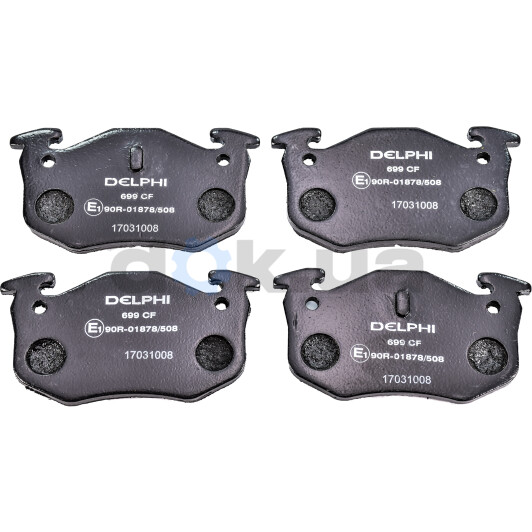 Гальмівні колодки Delphi LP699