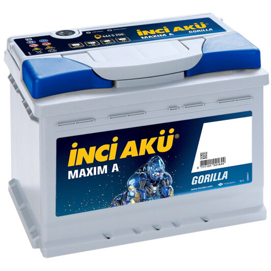 Аккумулятор Inci Aku 6 CT-60-L Maxim A Gorilla LB2060060113