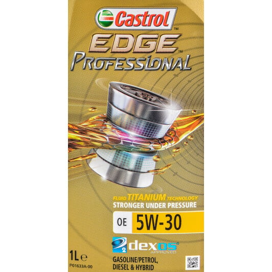Моторное масло Castrol Professional EDGE OE Titanium FST 5W-30 для SAAB 9-5 1 л на SAAB 9-5