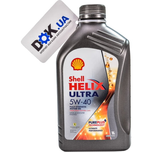 Моторное масло Shell Helix Ultra 5W-40 для Citroen C-Elysee 1 л на Citroen C-Elysee