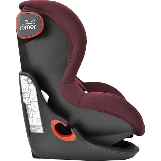 Автокресло Britax-Romer King II Black Series Burgundy Red Burgundy Red