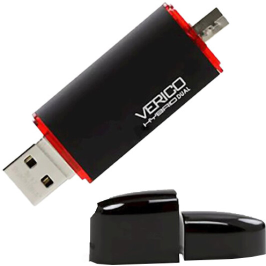 Флешка Verico Hybrid Dual 16 ГБ