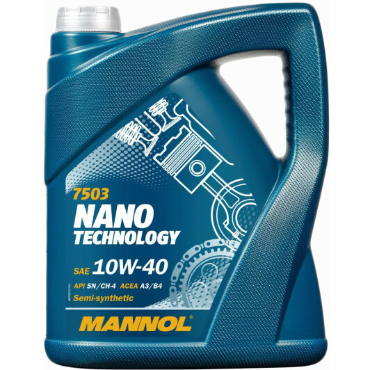 Моторна олива Mannol Nano Technology 10W-40 5 л на Porsche 911