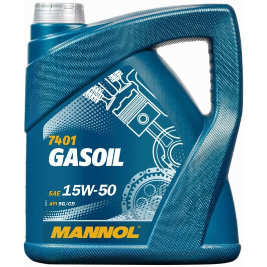Моторное масло Mannol Gasoil 15W-50 4 л на Mitsubishi Magna