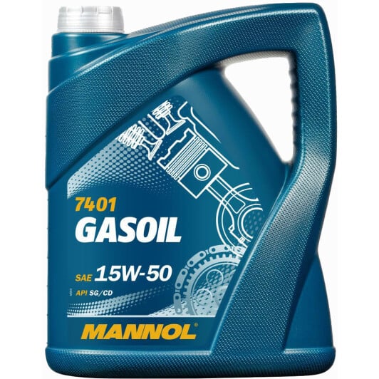 Моторное масло Mannol Gasoil 15W-50 5 л на Lexus RC