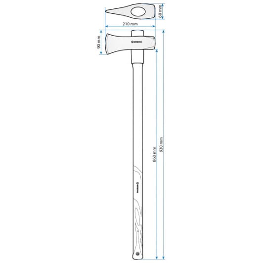 Колун Intertool HT-0273