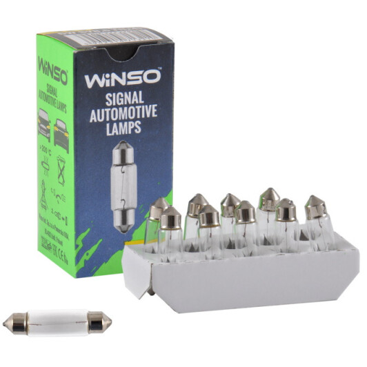 Автолампа Winso C5W SV8,5 5 W прозрачная 713210