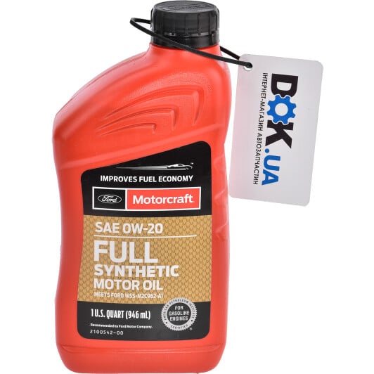 Моторное масло Ford Motorcraft Full Synthetic 0W-20 0,95 л на Rover 75