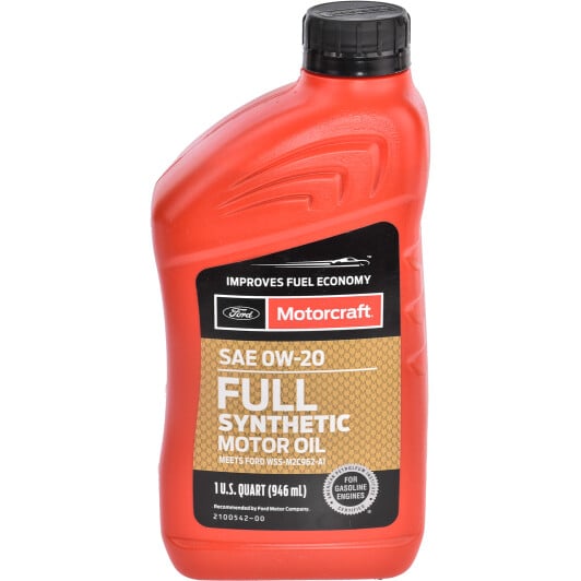 Моторное масло Ford Motorcraft Full Synthetic 0W-20 0,95 л на Toyota Sequoia