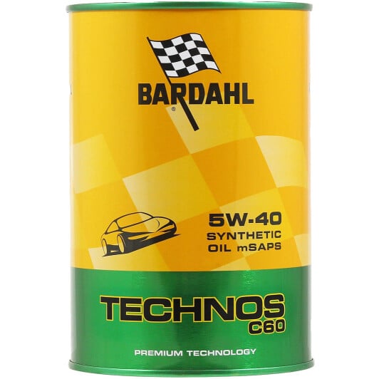 Моторное масло Bardahl Technos C60 5W-40 1 л на Skoda Rapid