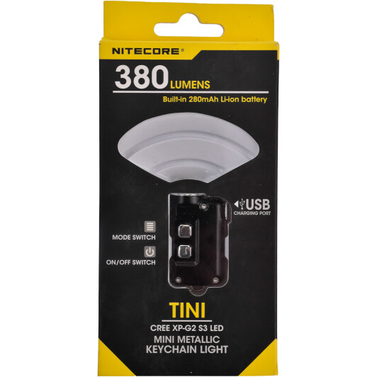 Фонарик-брелок Nitecore T Series 6-1285-black