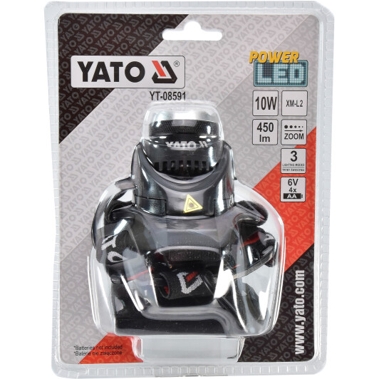 Налобный фонарь Yato yt08591