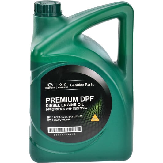 Моторное масло Hyundai Premium DPF 5W-30 6 л на Renault Rapid