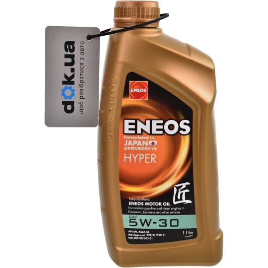 Моторное масло Eneos Hyper 5W-30 1 л на Volvo C30