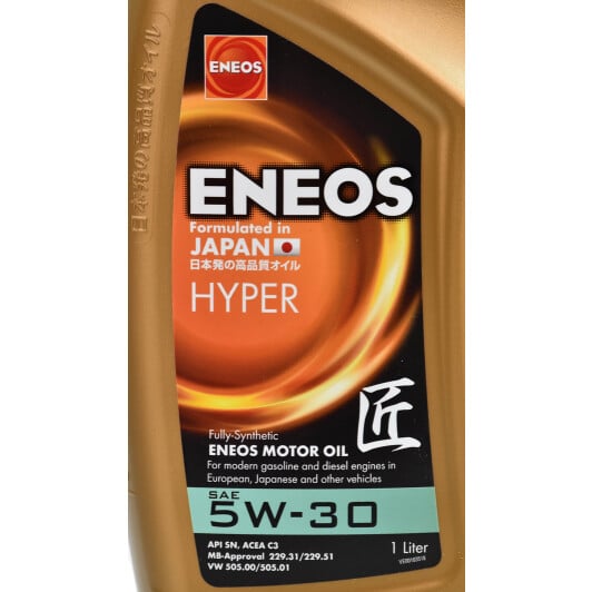Моторное масло Eneos Hyper 5W-30 1 л на Opel Tigra