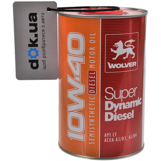 Моторное масло Wolver Super Dynamic Diesel 10W-40 1 л на Opel Vivaro