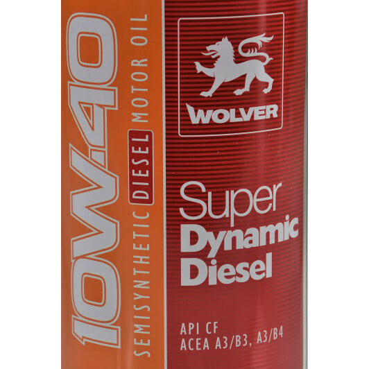 Моторное масло Wolver Super Dynamic Diesel 10W-40 1 л на Mazda CX-9