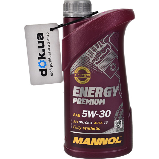 Моторное масло Mannol Energy Premium 5W-30 1 л на Peugeot 301