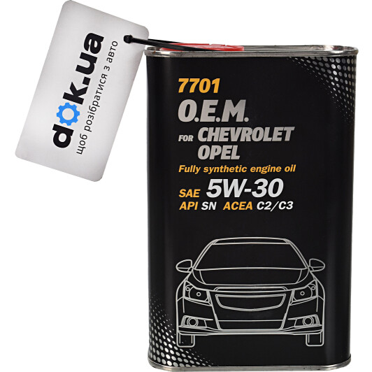 Моторное масло Mannol O.E.M. For Chevrolet Opel 5W-30 1 л на Toyota Hiace