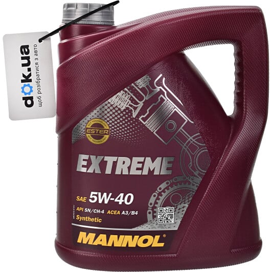 Моторное масло Mannol Extreme 5W-40 4 л на Nissan Quest