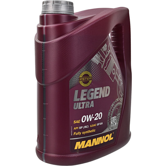 Моторное масло Mannol Legend Ultra 0W-20 4 л на Alfa Romeo 156