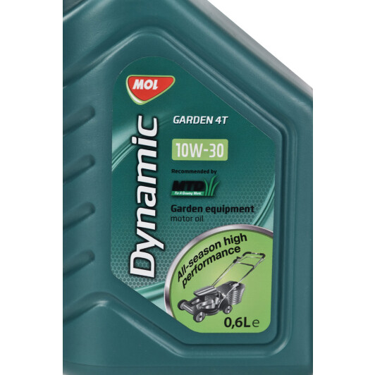 Моторна олива 4Т MOL Dynamic Garden 10W-30 синтетична 0,6 л