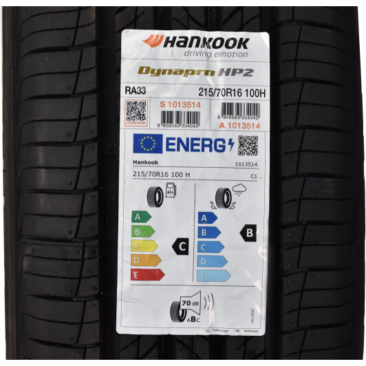 Шина Hankook Dynapro HP2 215/70 R16 100H